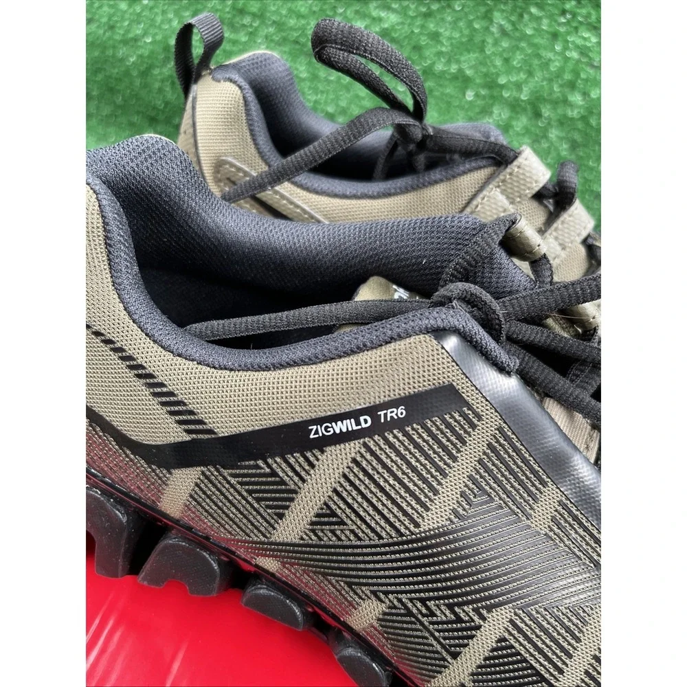 Reebok Zigwild TR 6 Trail Running Shoes Sneakers Army Green Black Mens 9 NIB